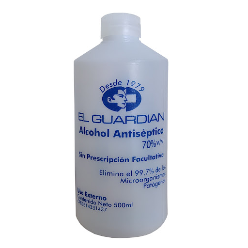 ALCOHOL 70% 500ML (EL GUARDIAN)